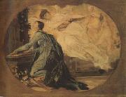 Gustav Klimt rOrganist (mk20) Sweden oil painting artist